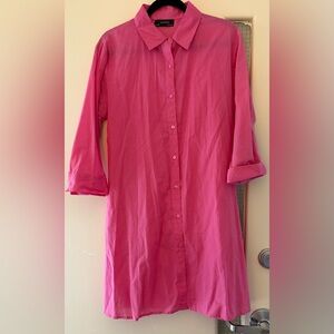 EUC Backwoods Ladies Midi Shirt Dress.